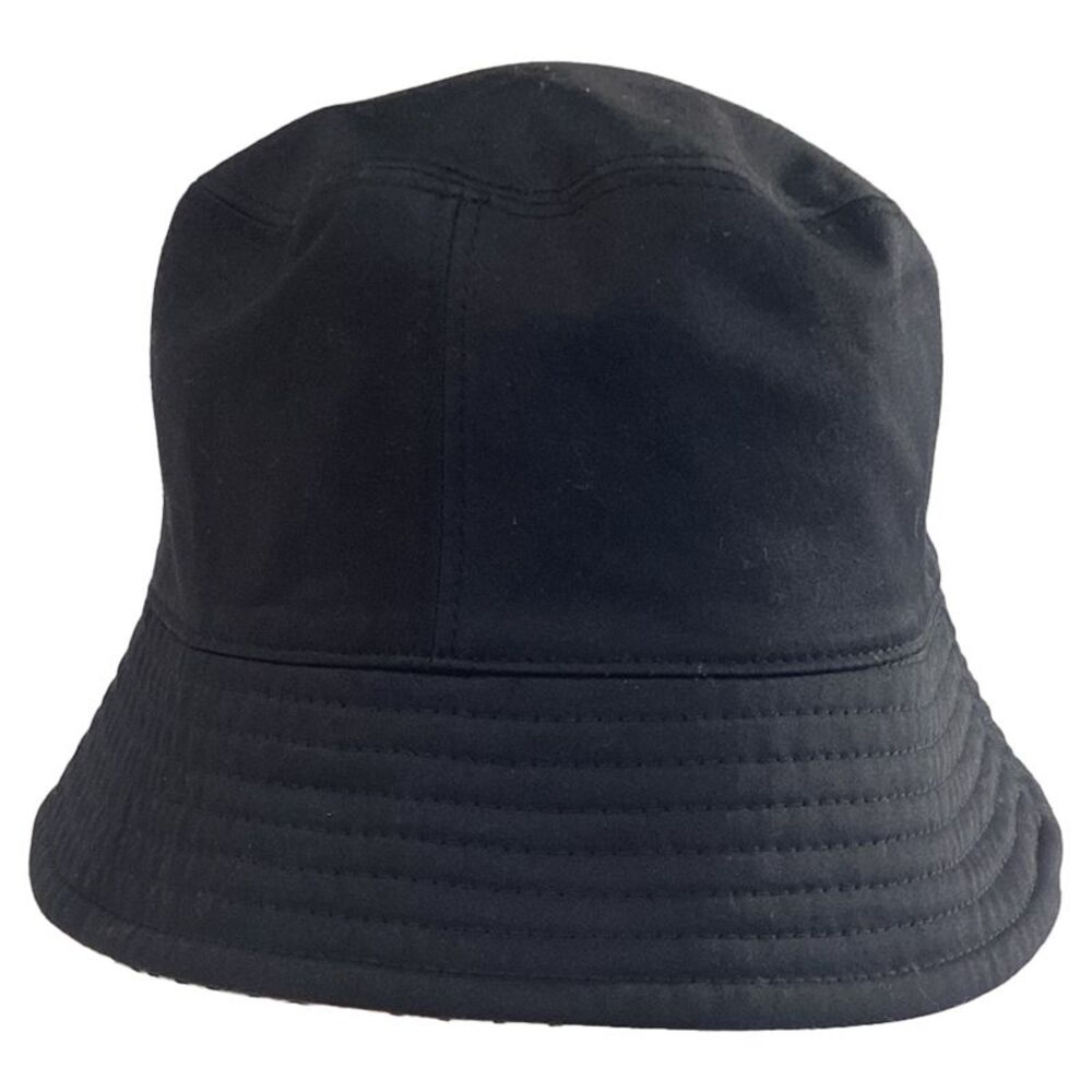 Chanel CC Reversible Bucket hat in Black Cotton - Picture 7 of 10
